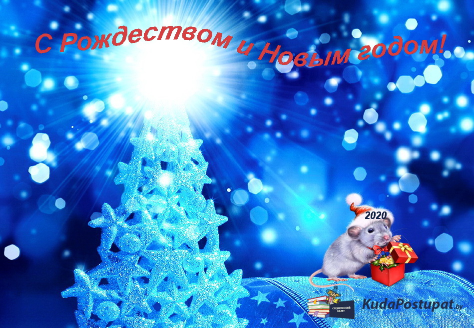 KudaPostupat.by поздравляет всех с праздниками — Рождеством и Новым годом!