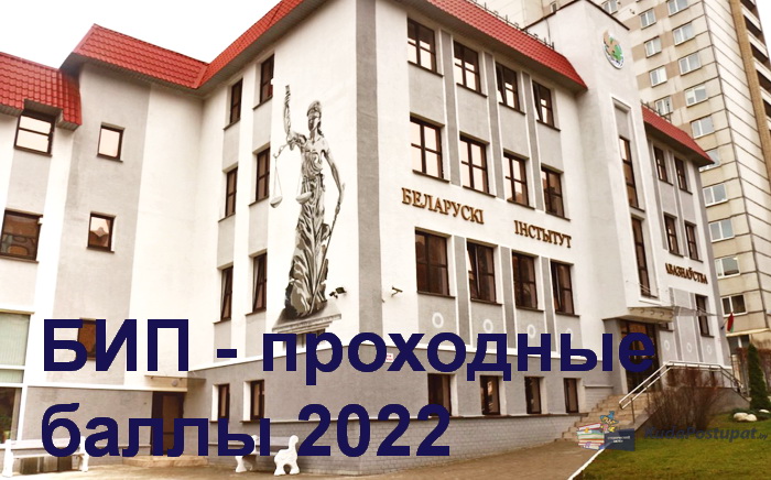 Проходные баллы 2022г. в ЧУО «БИП - Институт правоведения»