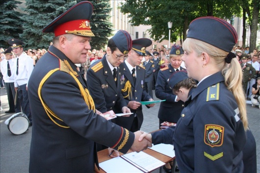 В АКАДЕМИЮ МВД БЕЛАРУСИ В 2010 г. БУДЕТ ЗАЧИСЛЕНО 635 КУРСАНТОВ